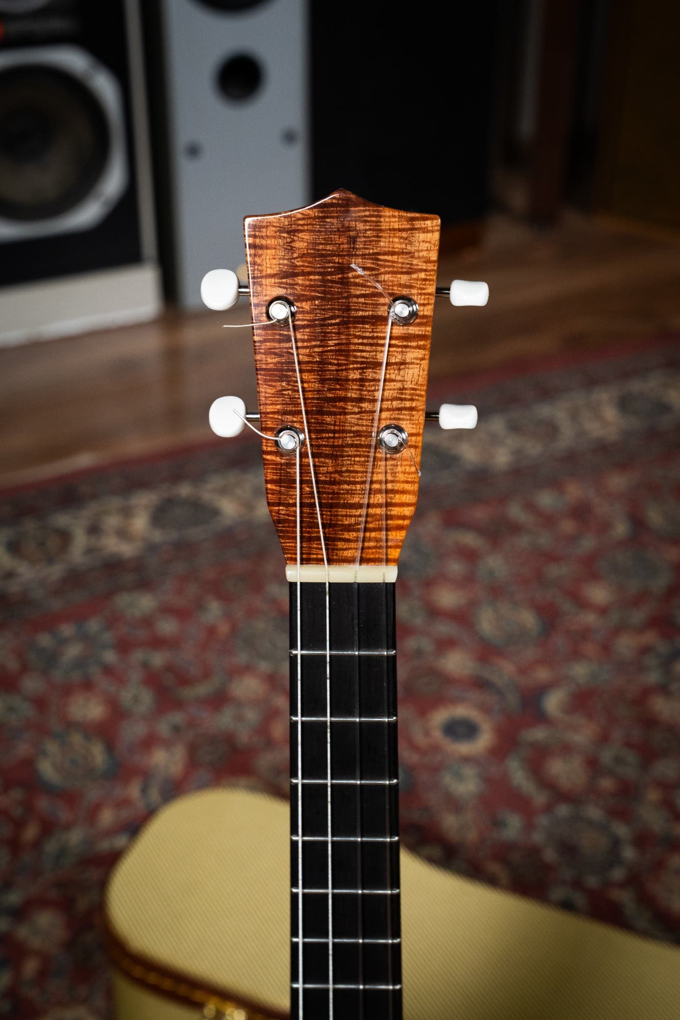 Szabadics Baritone Ukulele #20 w/Case - Western Red Cedar / Blackwood
