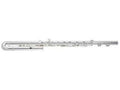 Pearl Bass Flute with Curved Head Silver Plated PFB305