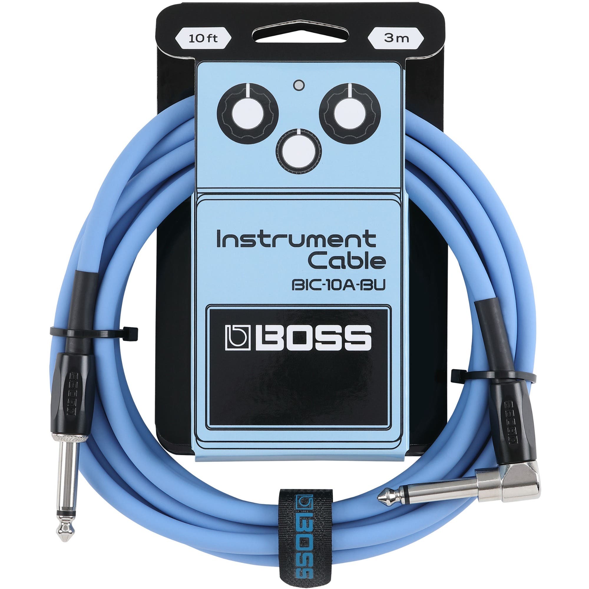 Boss Instrument Cable 10ft/3m AS - Blue