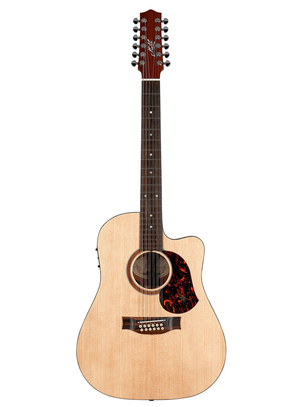 Maton SRS70C-12 Road Series Acoustic Electric Guitar w/Case - Natural Satin