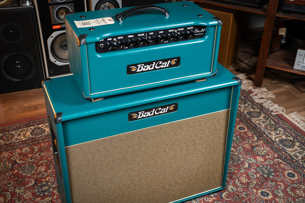 Bad Cat CUSTOM Era 30 Hand-wired Amp Head - Antique Green / Gold Piping (Custom Finish)