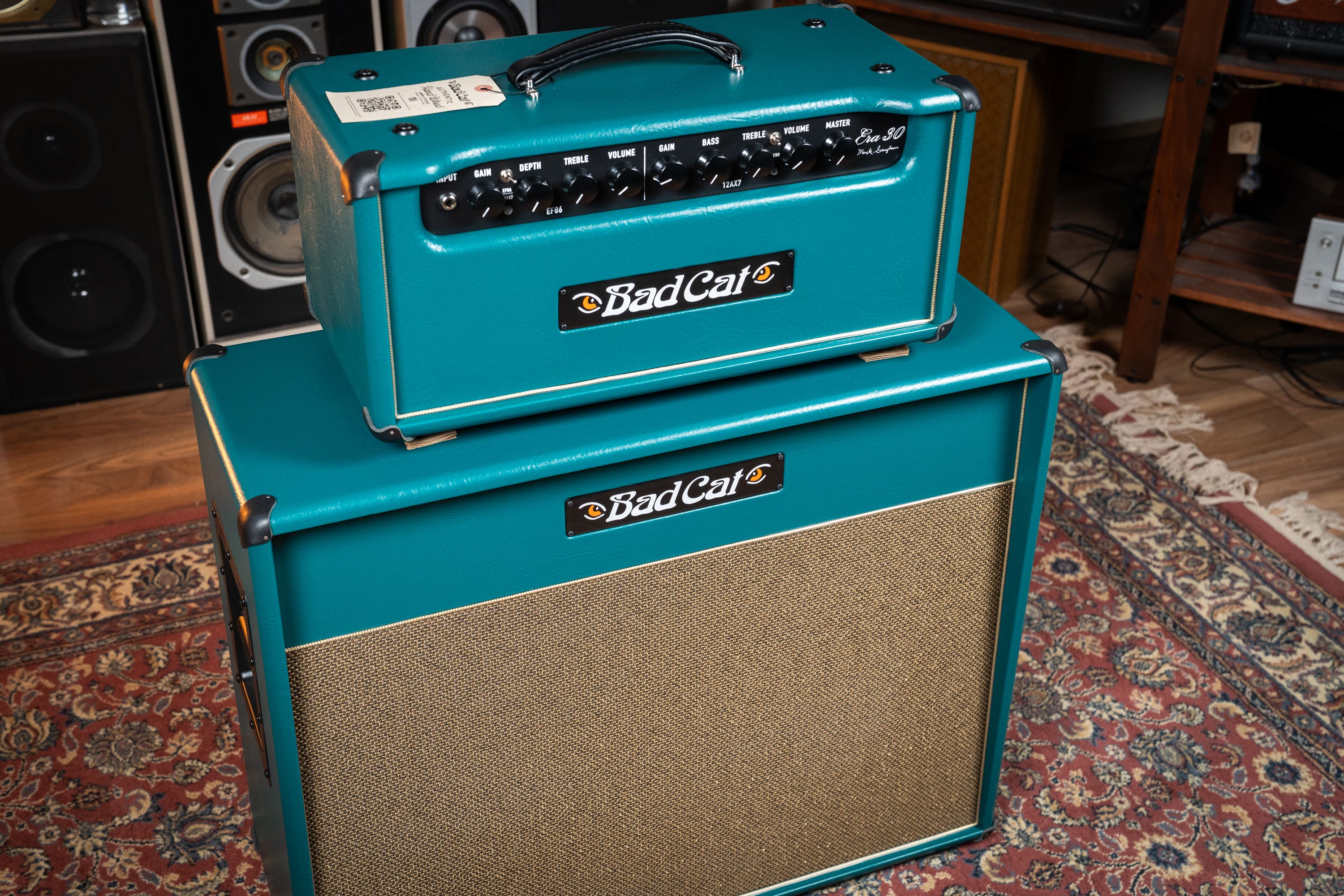 Bad Cat CUSTOM Era 30 Hand-wired Amp Head - Antique Green / Gold Piping (Custom Finish)