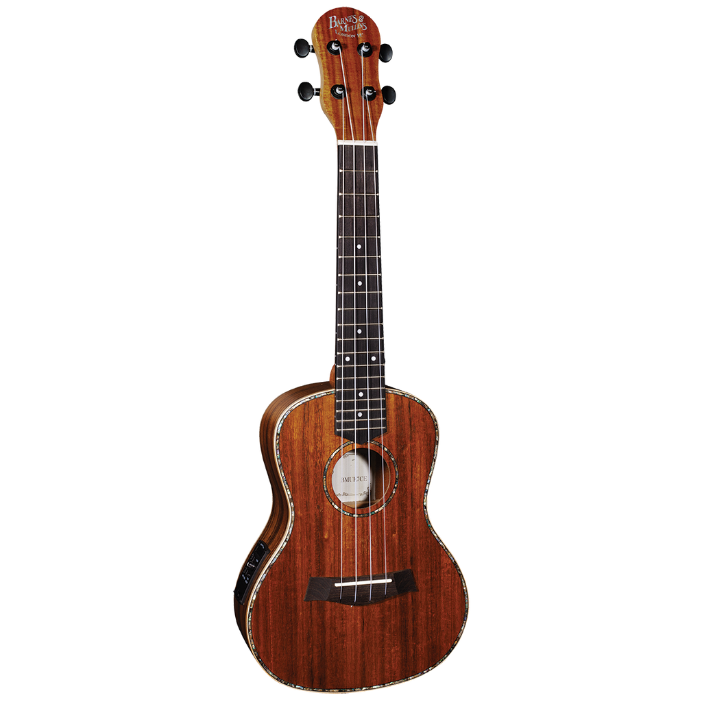 Barnes & Mullins BMUK7CE Concert Ukulele w/Pickup - Koa