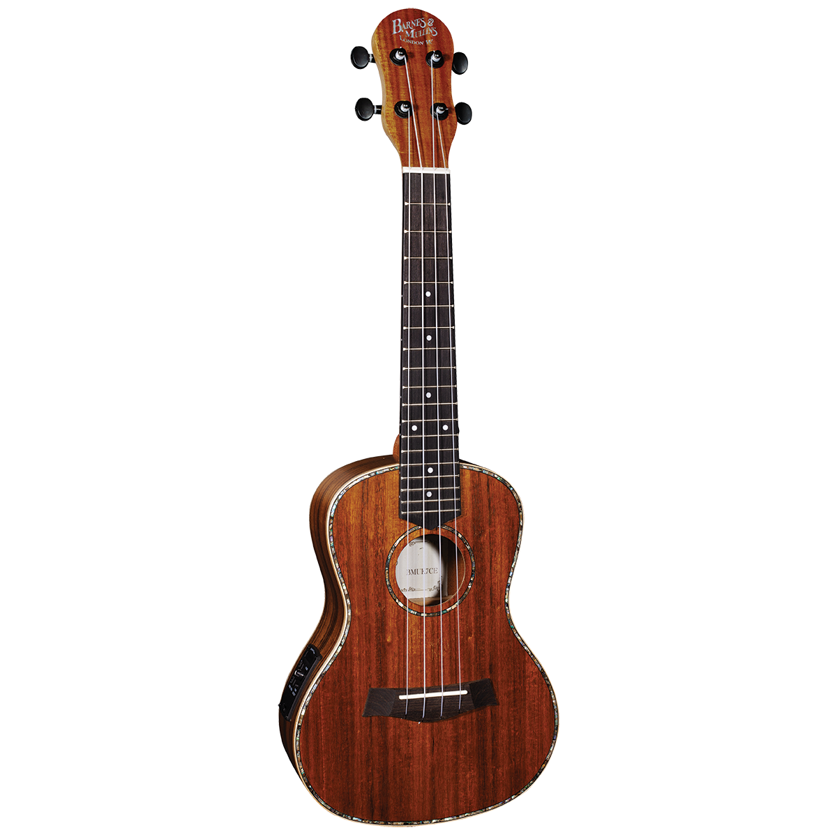 Barnes & Mullins BMUK7CE Concert Ukulele w/Pickup - Koa