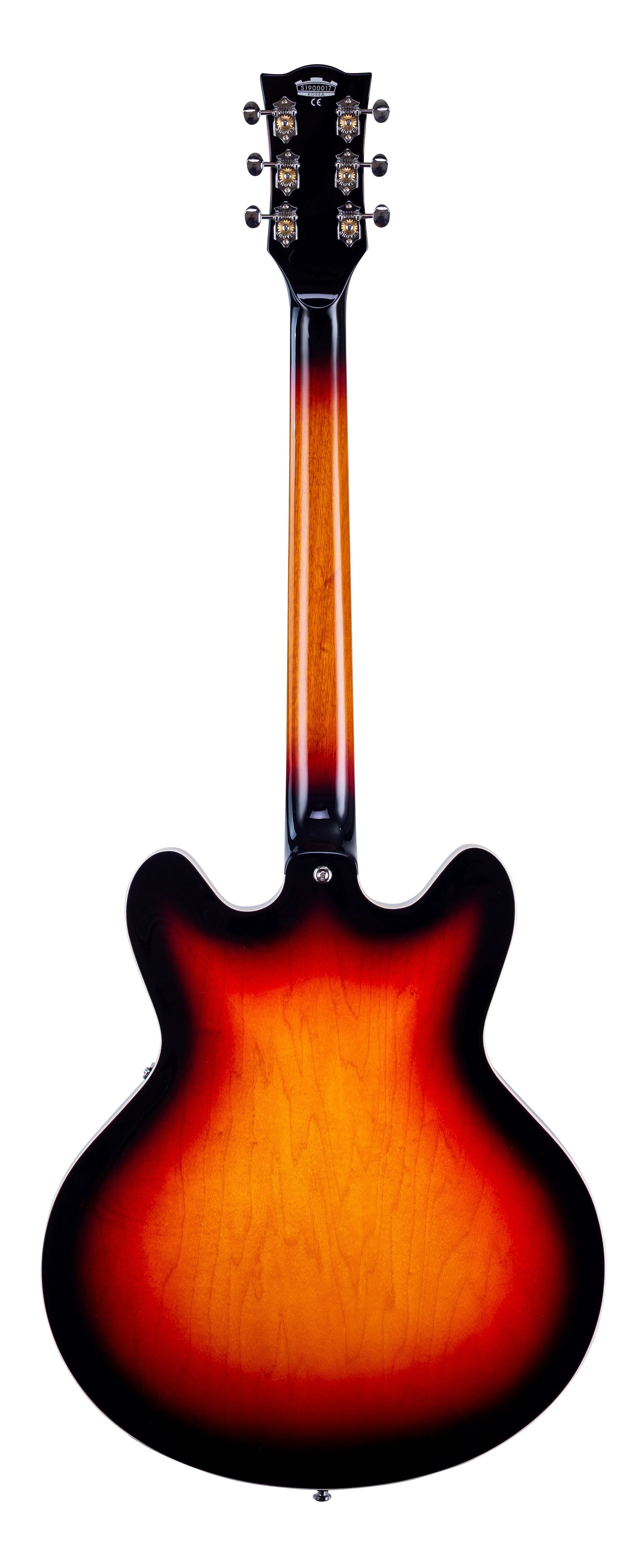 Vox Bobcat S66 Semi-Hollow Electric Guitar - Sunburst