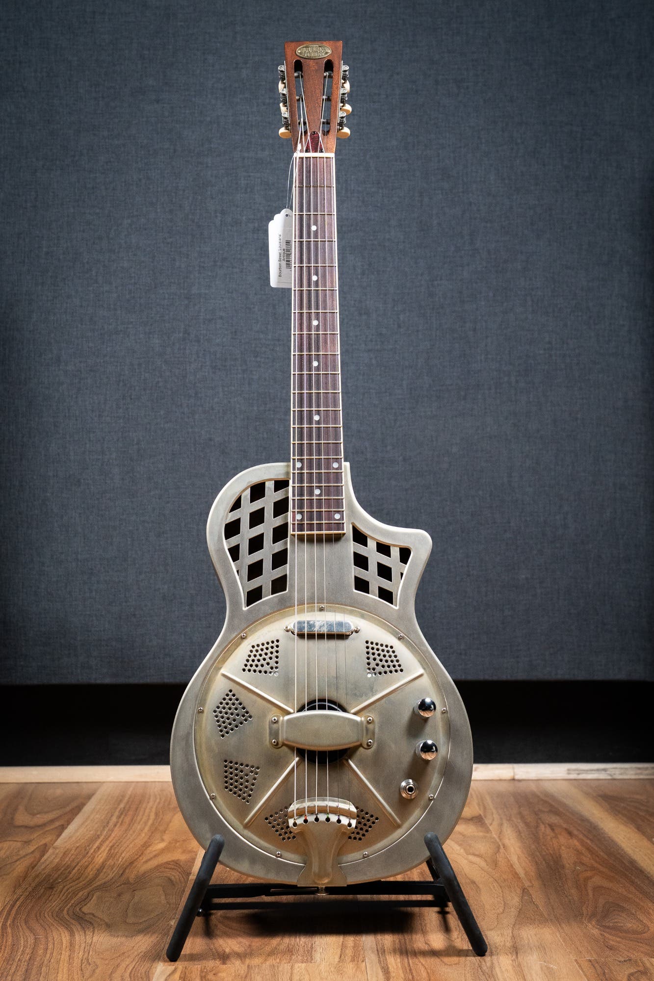 Bourbon Street BSR-LSA-1CA 'Louisiana' Single Cone Resonator w/Pickup + Case