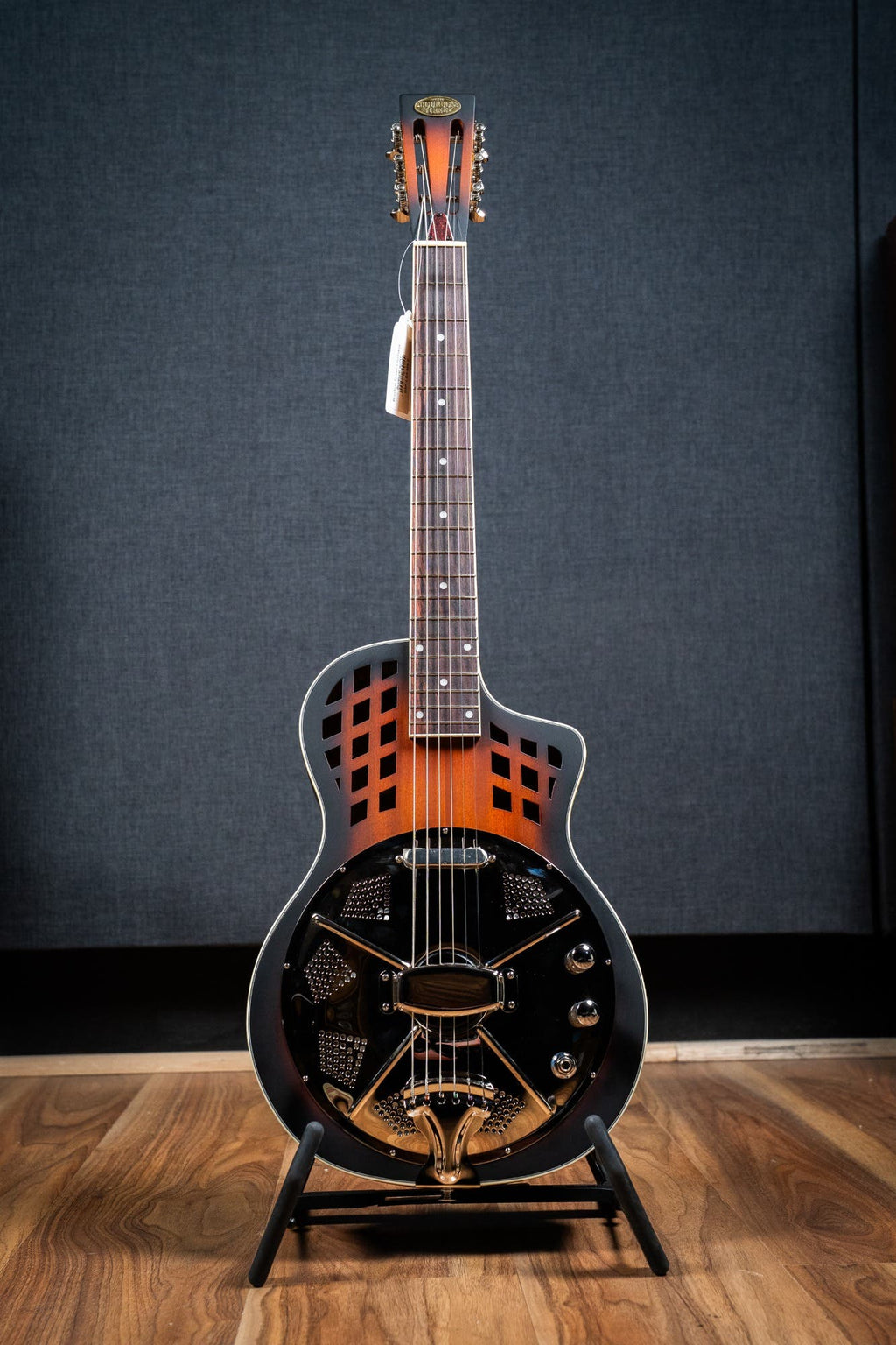 Bourbon Street BSR-LSA-MS-E 'Louisiana' Single Cone Resonator w/Pickup + Case