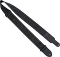 BOSS Monogram Guitar Strap - BLACK w/Black Logo