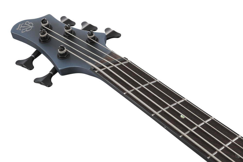 Ibanez BTB605MS 5 String Electric Bass w/ Case - Midnight Arctic Ocean Matte