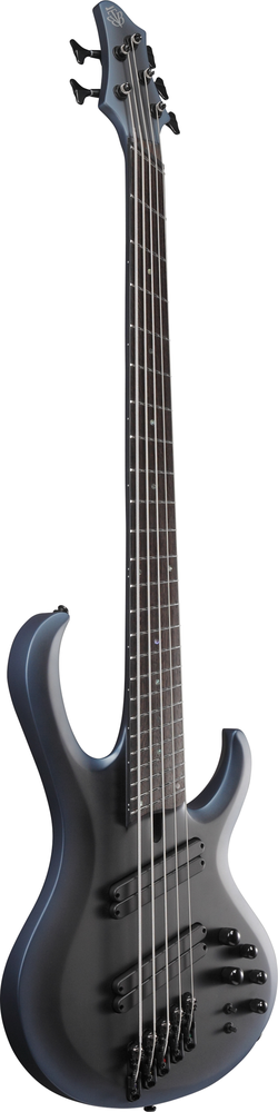 Ibanez BTB605MS 5 String Electric Bass w/ Case - Midnight Arctic Ocean Matte