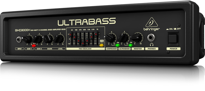 Behringer Ultrabass BXD3000H Bass Amp Head