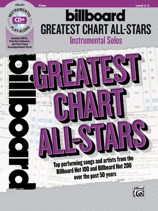 Billboard Greatest Chart All Stars Fl Bk/Cd