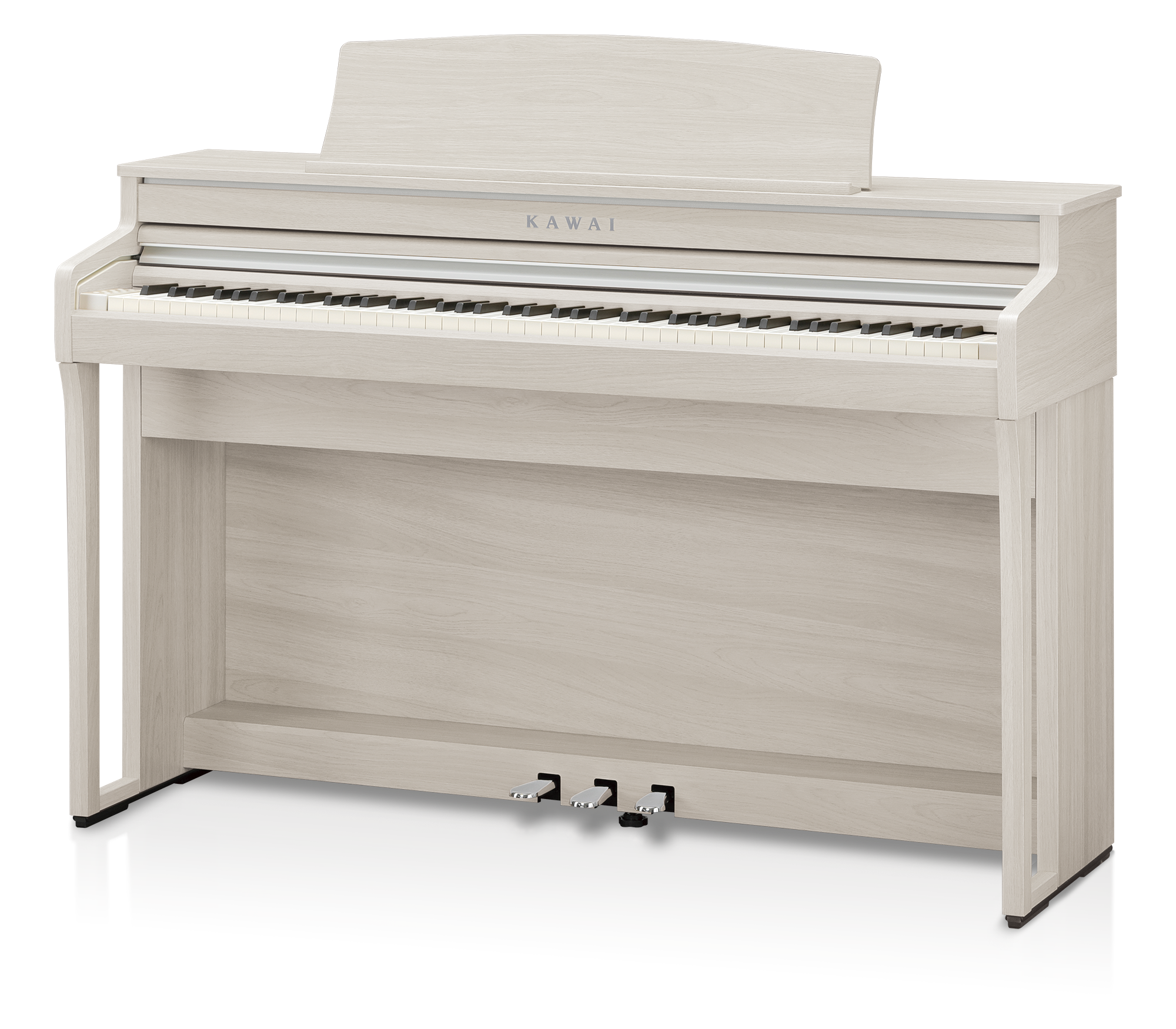 Kawai CA401 WM Concert Artist Digital Piano w/Matching Bench - White Maple