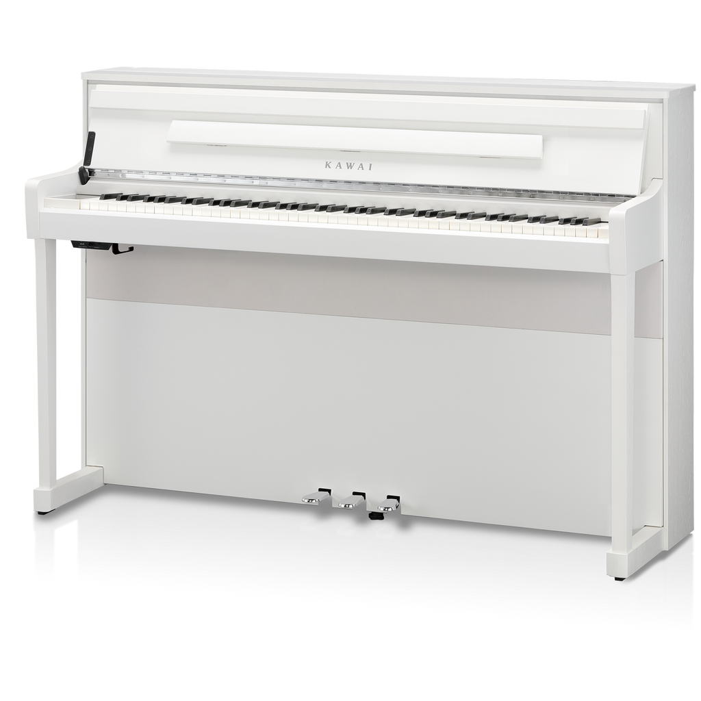 Kawai CA901 WS Concert Artist Digital Piano w/Matching Bench - White Satin