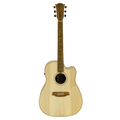 Cole Clark CCFL2EC-BB Dreadnaught Acoustic Electric Guitar w/Case - Bunya / Blackwood