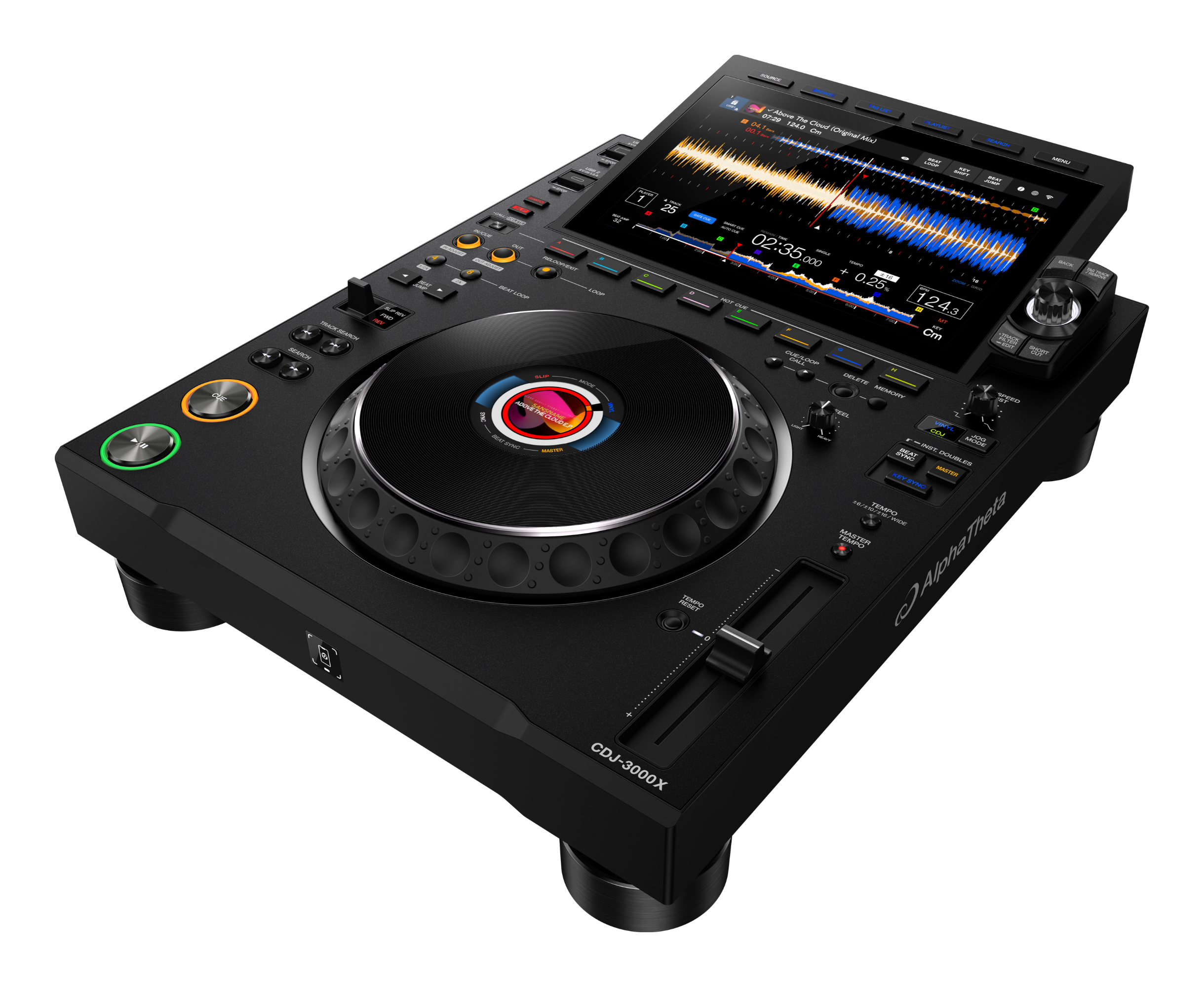 AlphaTheta CDJ-3000X Flagship Professional DJ Player
