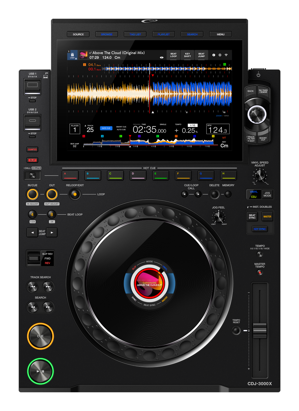AlphaTheta CDJ-3000X Flagship Professional DJ Player
