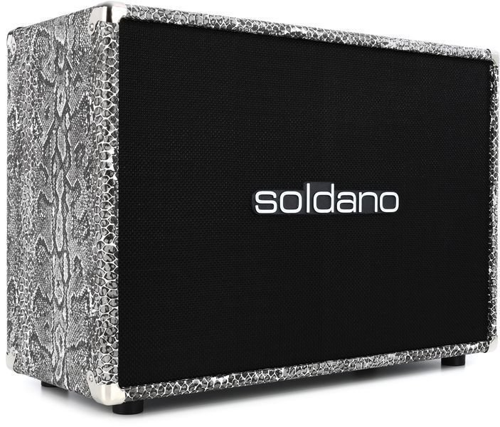 Soldano 2x12" Straight Cab - Snakeskin Tolex / Black Grille