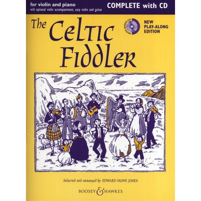 Celtic Fiddler New Edition Bk/Cd Violin/Piano