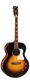 Cort CJ-Retro Jumbo Acoustic Electric Guitar - Vintage Sunburst Matte