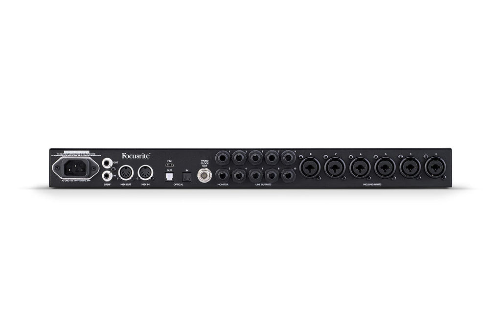 Focusrite Clarett+ 8Pre USB Interface