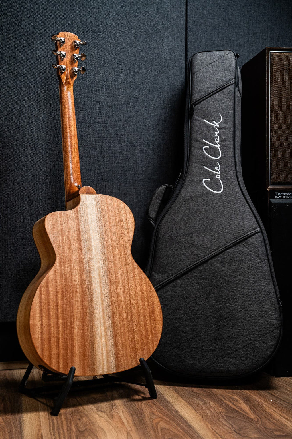 Cole Clark CCSAN1EC-BM Studio GA Acoustic Guitar - Bunya / Maple