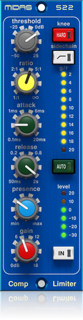 Midas 500-series Compressor / Limiter 522 v2