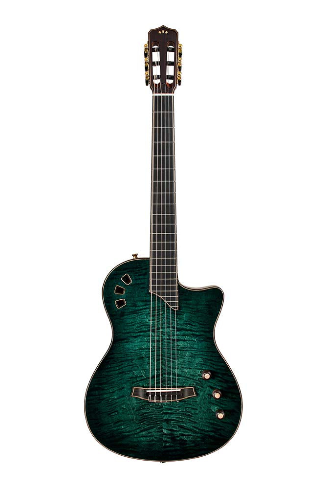 Cordoba Stage Artist Fusion Thinline Electric Classical Guitar - Agave Burst