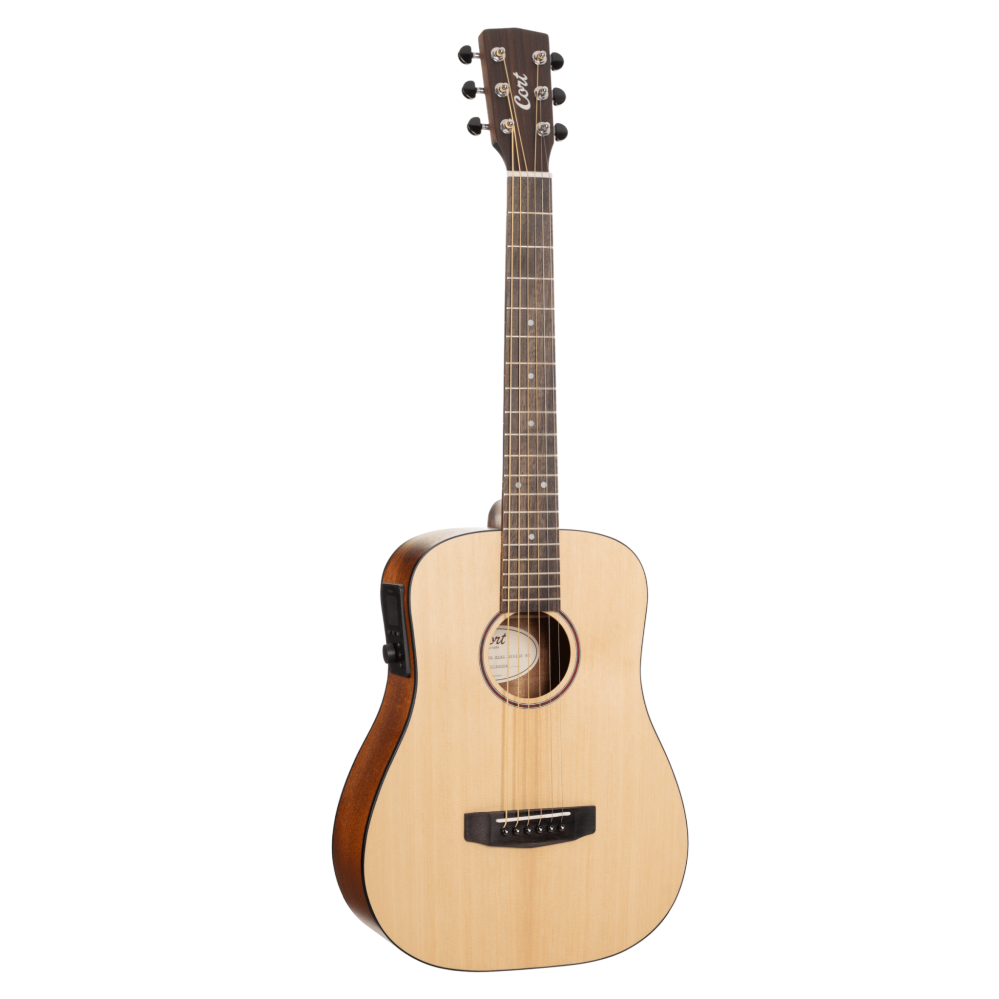 Cort Earth GO 3/4 Travel Acoustic w/HyVibe H2 Preamp / Effects - Natural OP