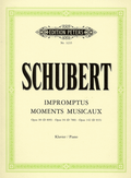 SCHUBERT IMPROMPTUS AND MOMENTS MUSICAUX PETERS ED