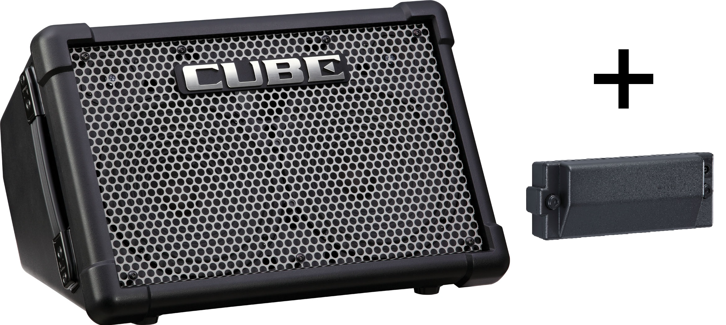 Roland Cube Street EX + BTY-NIMH/A Rechargeable Battery Bundle