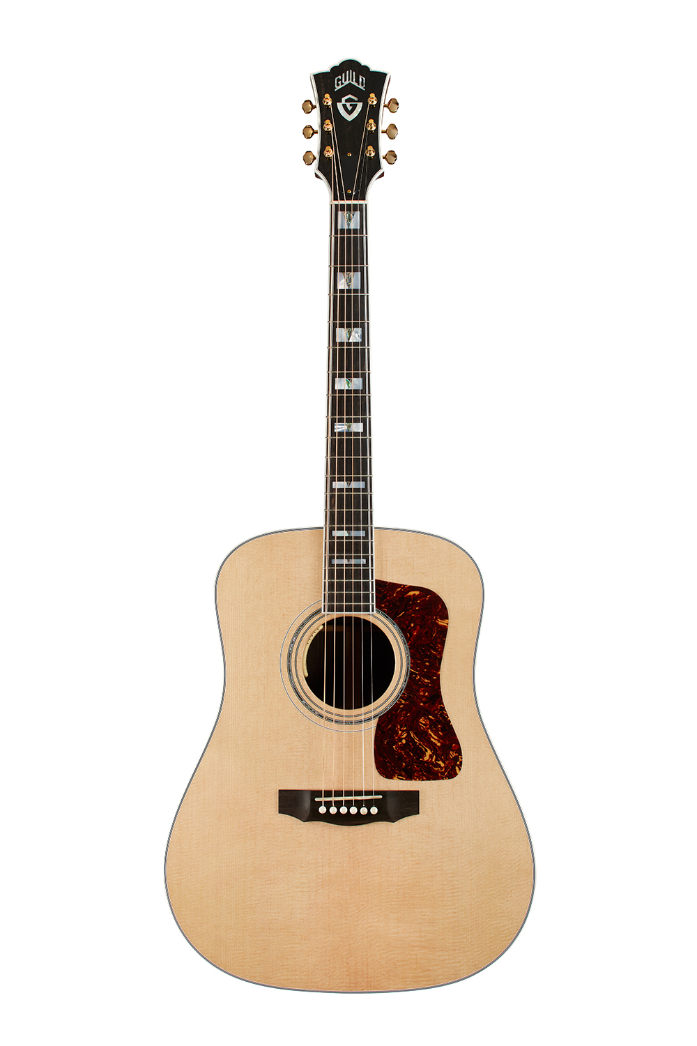 Guild D-55E Acoustic Guitar w/LR Baggs Pickup -  Natural