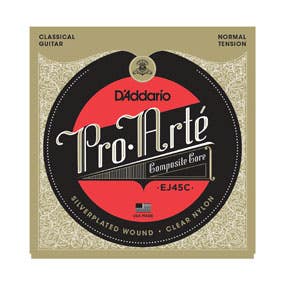 D'Addario Normal Pro-Arte Composite Classic Nylon String Set (EJ45C)
