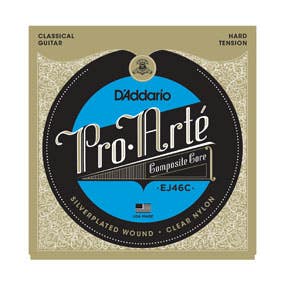 D'Addario Hard Pro-Arte Composite Classic Nylon String Set (EJ46C)