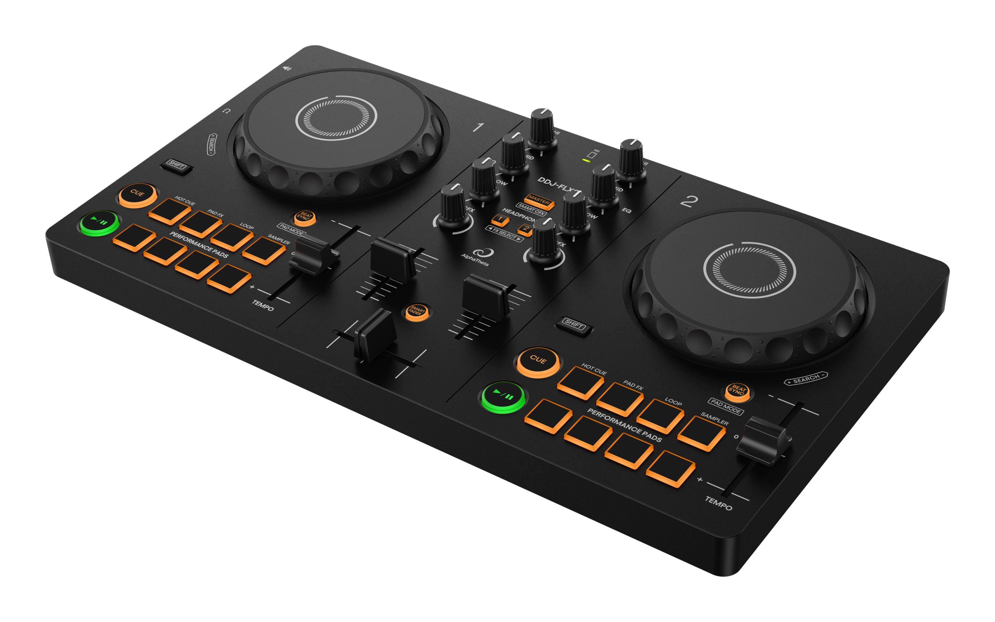 AlphaTheta DDJ-FLX2 Compact DJ Controller