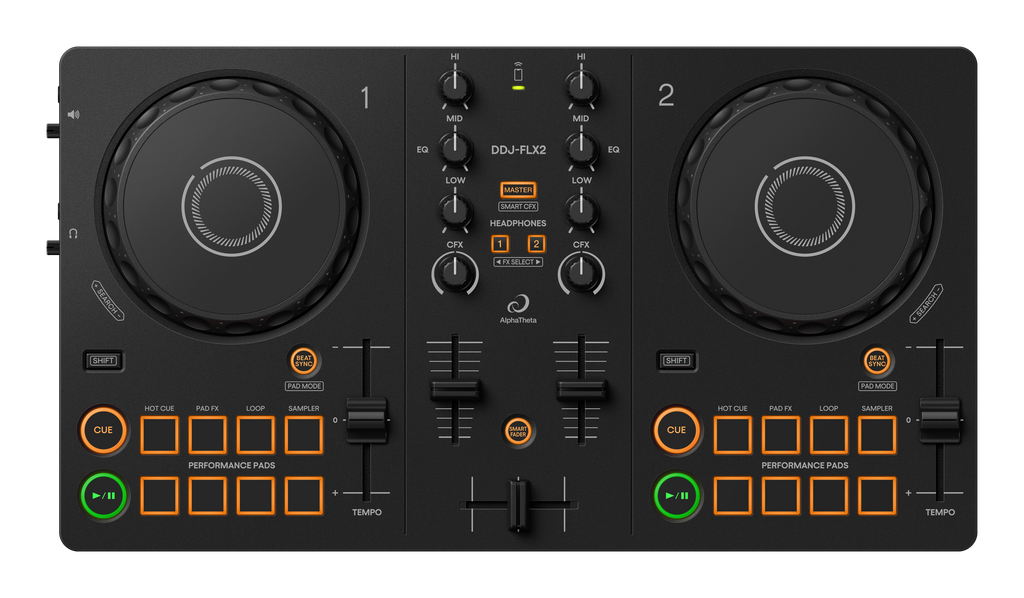 AlphaTheta DDJ-FLX2 Compact DJ Controller