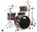 DWe 4pc Electronic Kit w/Cymbal + HW Bundle - Curly Maple Burst (Exotic) + Rubix24 Interface