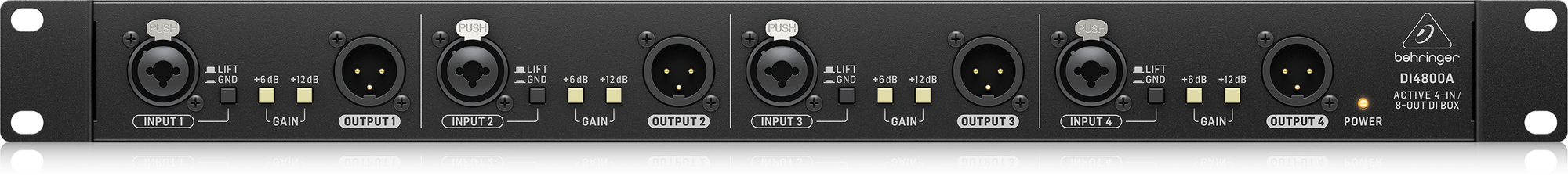 Behringer DI4800A 4Ch Active Di / Booster / Line ISO