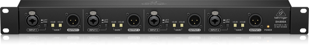 Behringer DI4800A 4Ch Active Di / Booster / Line ISO