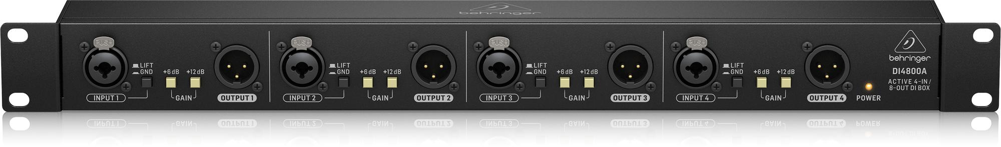 Behringer DI4800A 4Ch Active Di / Booster / Line ISO