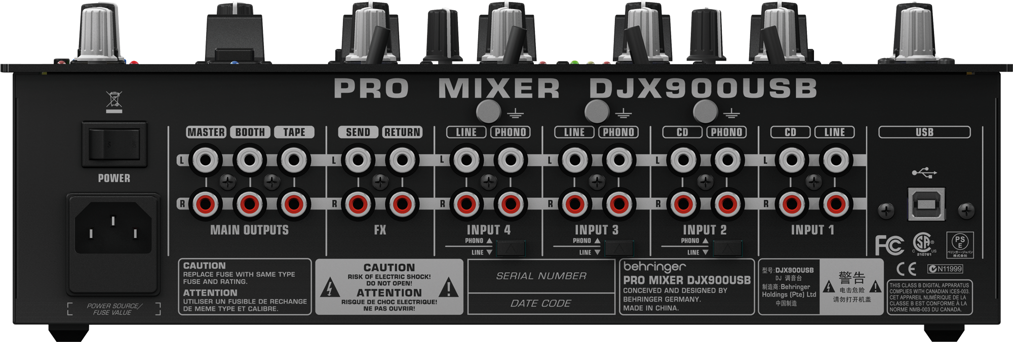 Behringer DJX900USB Professional DJ Mixer