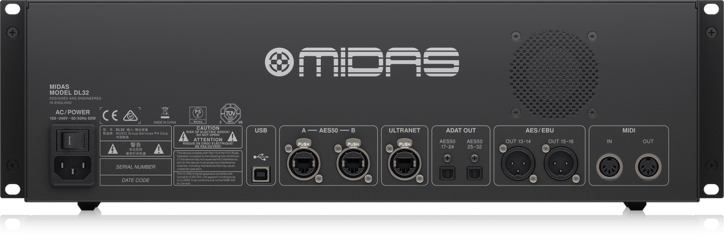 Midas DL32 Stage Box w/ Midas Preamps