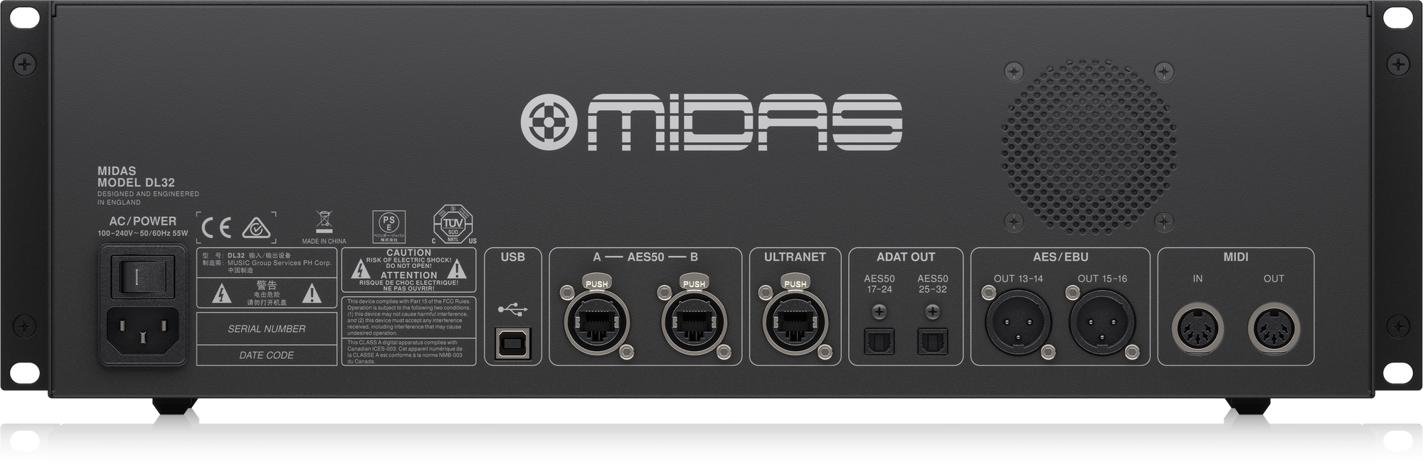 Midas DL32 Stage Box w/ Midas Preamps