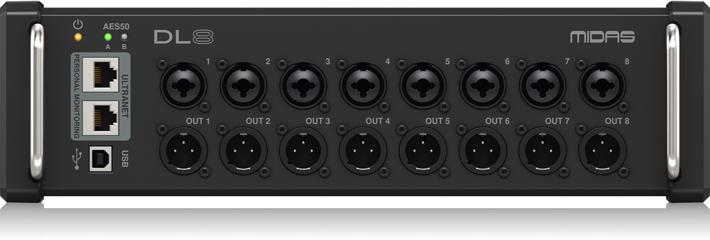 Midas DL8 Stagebox (8in / 8out)