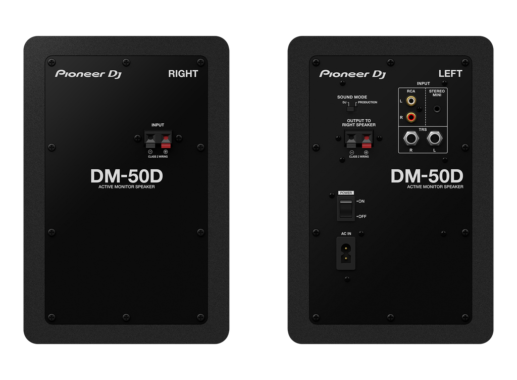 Pioneer DJ DM-50D 5in Desktop Monitor System - Black