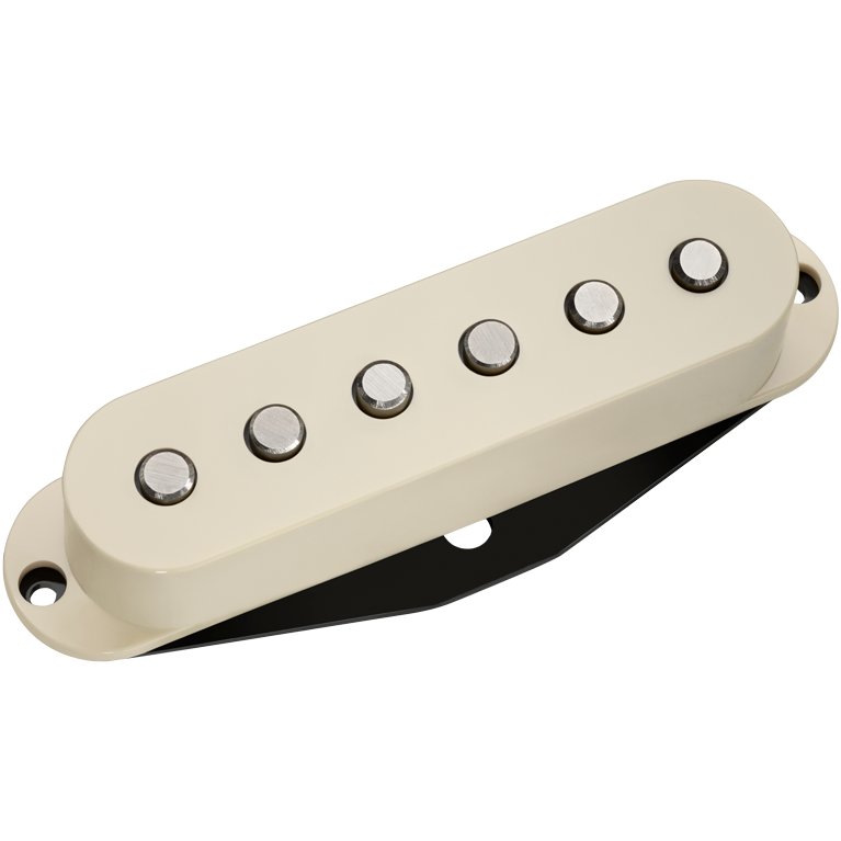 DiMarzio True Velvet Strat Single-Coil Pickup - Middle - Aged White