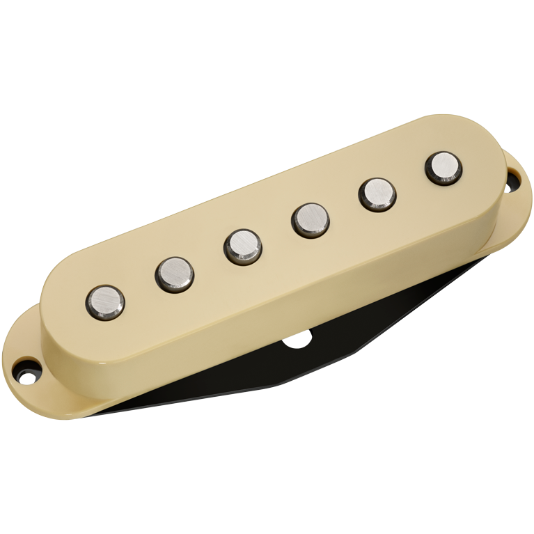DiMarzio True Velvet Strat Single-Coil Pickup - Middle - Cream