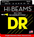DR MR6-130 Hi-Beam Stainless Steel 6-String Bass Set - 30-130