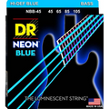 DR NBB-45 Hi-Def Neon Bass Strings - Blue 45-105