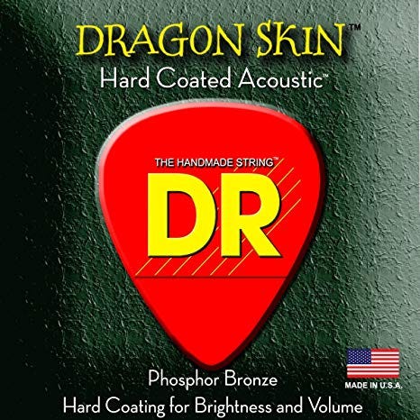 DR Strings 'Dragon Skin' Coated Acoustic Strings - 11-50 (2-Pack)